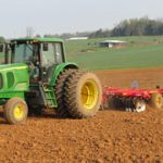 Hay Farmer on Tractor